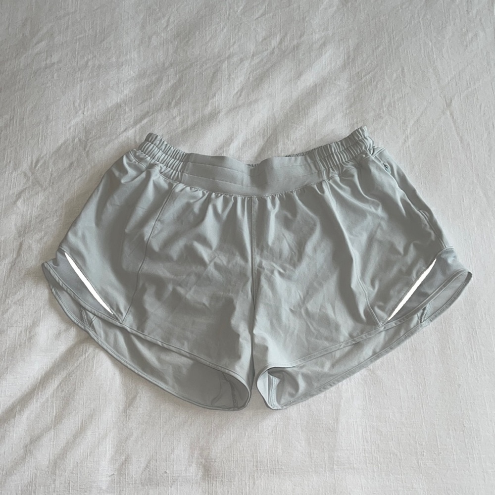 Lululemon Hotty Hot Shorts - Pale Baby Blue 4” size 10